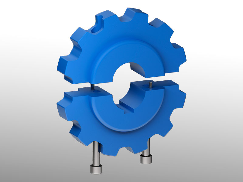 Split sprocket 12 teeth - Part.593